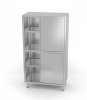Szafa magazynowa z przegrodą i drzwiami suwanymi 800 x 500 x 1800 mm POLGAST 302085 302085